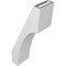 Ekena Millwork 3 1/2-in. W x 6-in. D x 14-in. H Westlake Architectural Grade PVC Knee Brace BRCP035X06X14WTL - alternate 3
